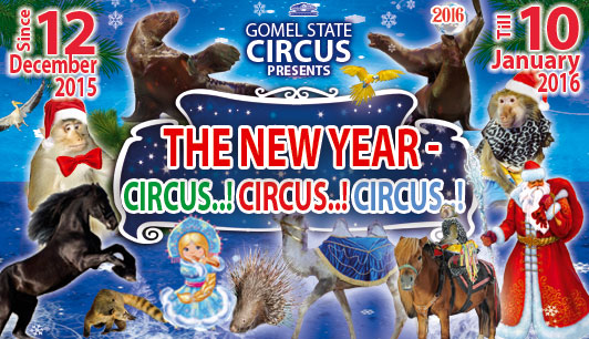 December 12, 2015 - January 10, 2016 : The New Year - Circus..! Circus..! Circus..!